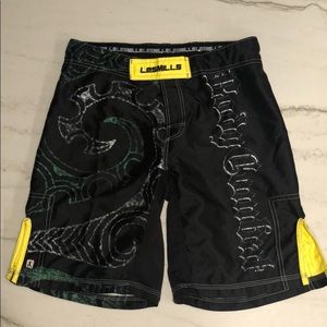 Authentic Les Mills Body Combat athletic shorts
